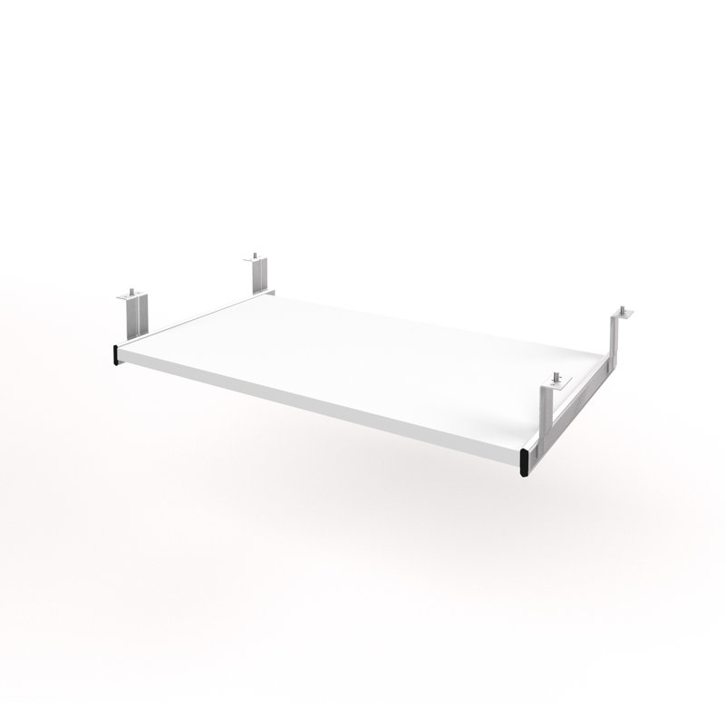 Plateau pour clavier de bureau h 2,8 po x l 26,4 po Ralph, Blanc