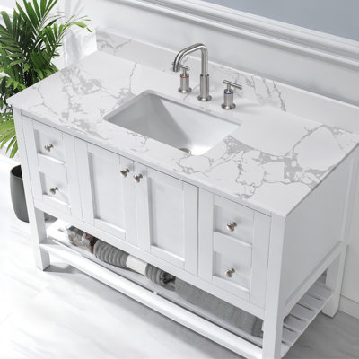 49'' Single Bathroom Vanity Top with Sink