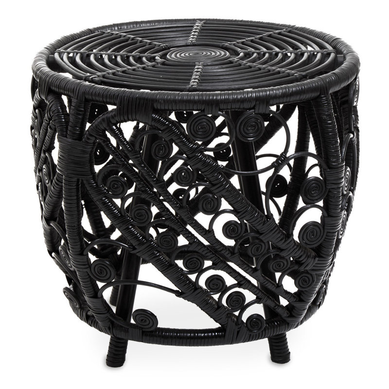 Beneduce Rattan Accent Stool