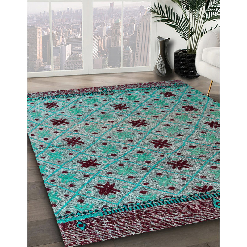 Abstract Indoor Rug, Square 8'