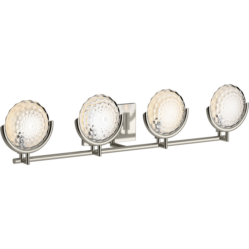 Arendela Vanity Light, Polished Chrome, 4 Lights