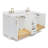 Freitas 73'' Solid Wood Double Bathroom Vanity in White with 1.5'' Pure White Quartz Top, Center, Rectangle Sink-1480194449-1576353341-1554055161