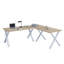 Edford L-Shaped Metal Base Writing Desk-102566237-102566242