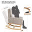 Fauteuil à bascule en bois massif-501314445
