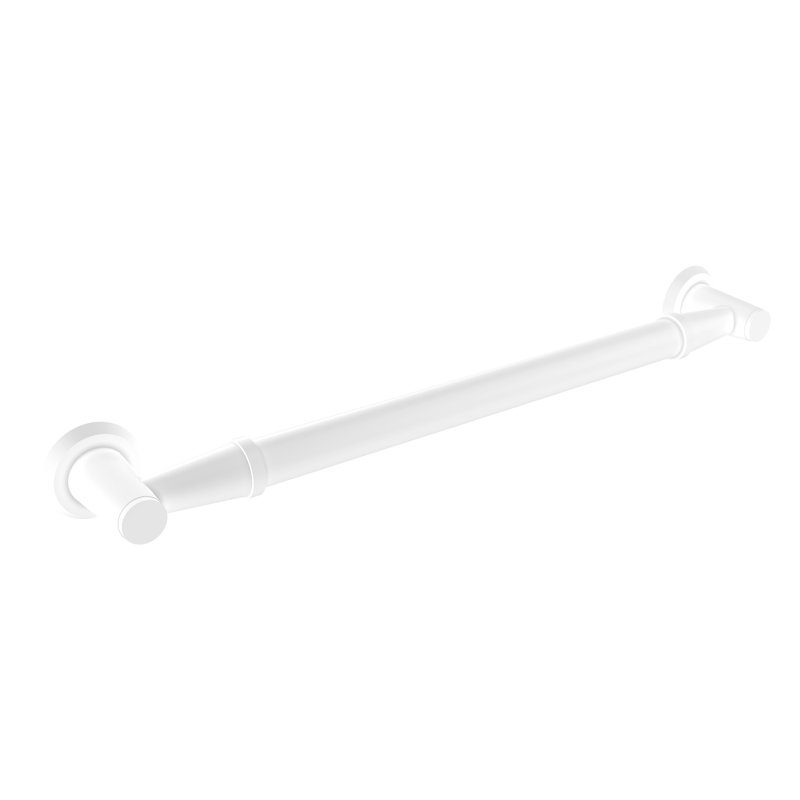 Barre d'appui Morosini lisse, 36 po, Blanc mat