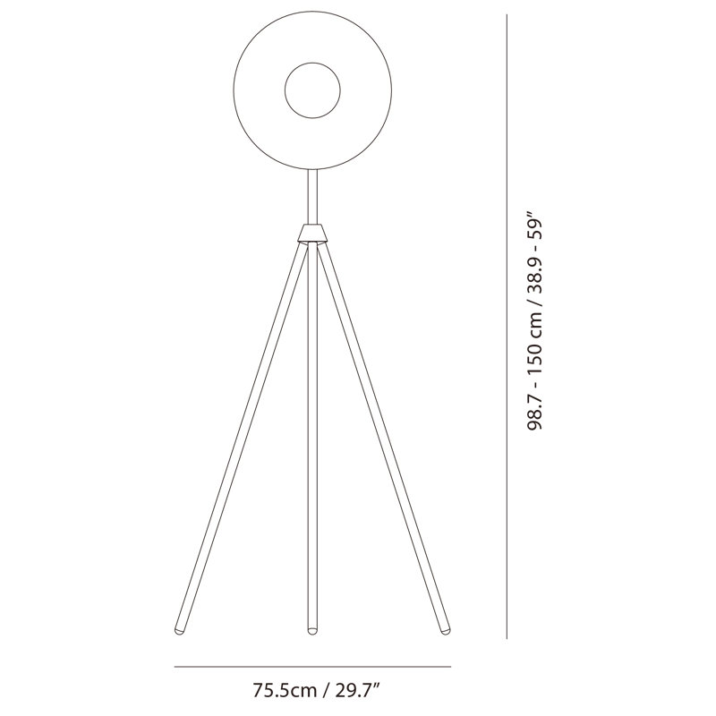 Apollo Tripod Floor Lamp
