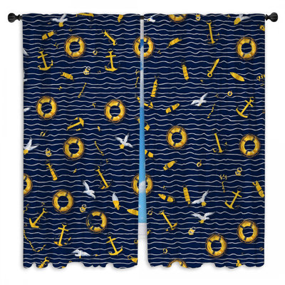 Rideaux obscurcissant et obscurcissant Nautical