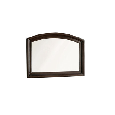 46.9"W Transitional Mirror, Brown Cherry