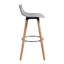 Amethyst Counter Stool with Solid Wood Frame