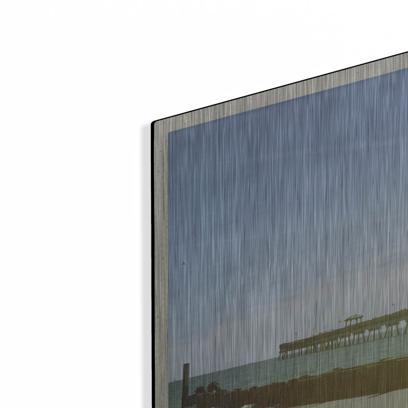  «Bay View 4» par Alicia Ludwig, art mural en métal, 24 po x 24 po, H 24 po x l 24 po