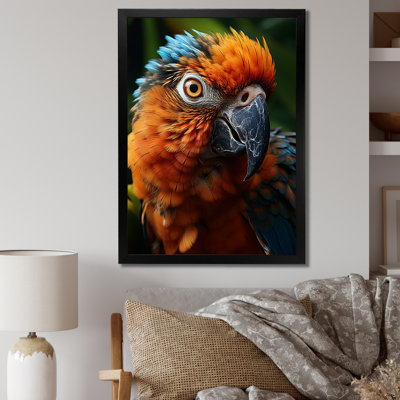 " Vibrant Parrot Portrait II "