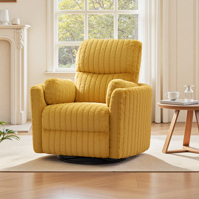 Fauteuil inclinable électrique pivotant l 40 po avec chargement USB