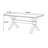 rectangular stone slab dining table-725314454