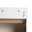 Armoire murale de salle de bain 24 po, 2 tiroirs à fermeture en douceur, fixation flottante, blanc brillant (emballage KD)