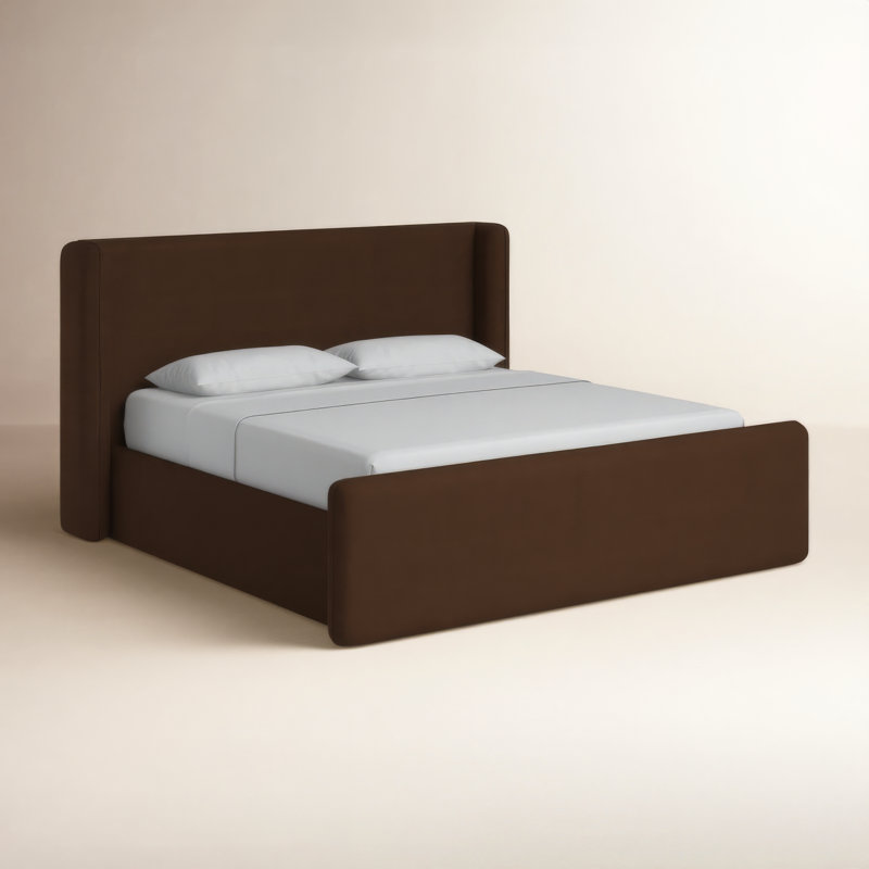 Lit plateforme tapissier Aelin, Reine