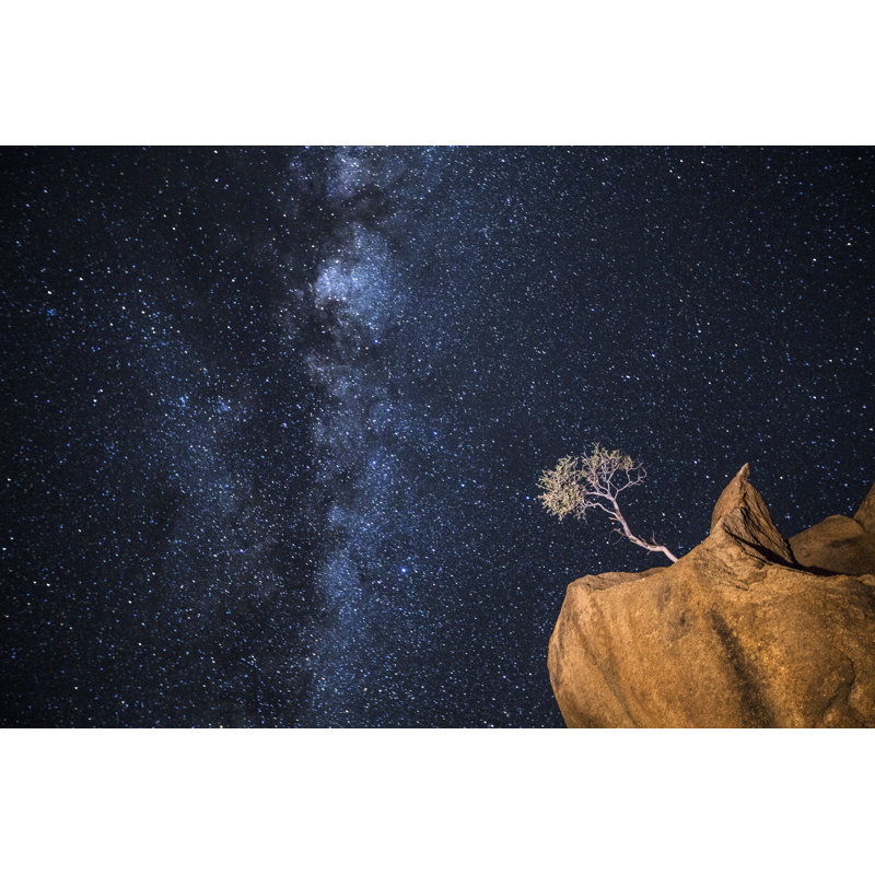 The Milky Way. 1 Piece Wrapped Canvas Wall Art, 81cm H x 122cm W