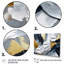 «Auguste Gold and Gray Abstractions II - Abstract Shapes», art mural encadré-1072711048-1072711051