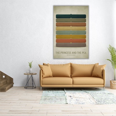 Princesse pois - reproduction d'art sur toile