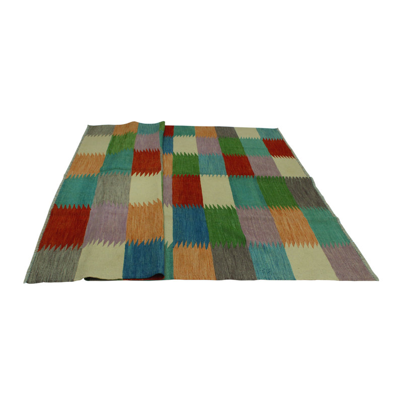 Egil Wool Striped and Geometric Indoor Rug