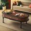 Table basse ovale de haute qualité