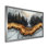 Paysage hivernal de forêt avec rivière en cristal II - forêt, art mural
