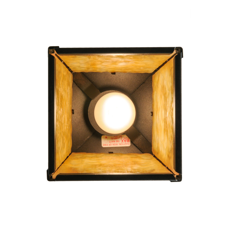 Rustic Lodge 1 - Light Pendant, Textured Black