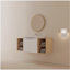 Meuble-lavabo de 48 po avec lavabo et deux petites tablettes de rangement