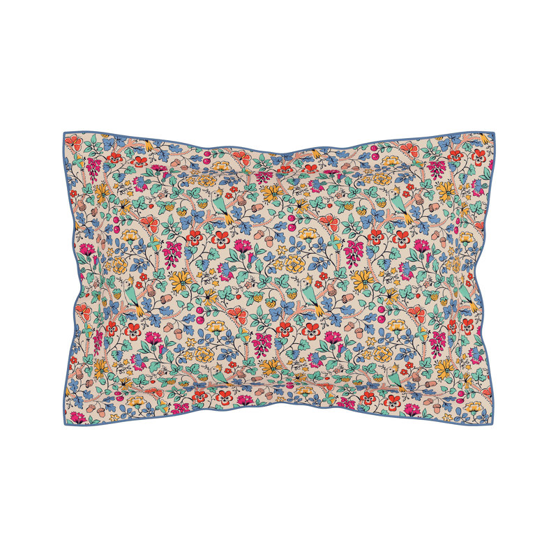 Bountiful Cotton Floral Duvet Cover Set with Pillowcases Included, King Duvet Cover Set + 2 Pillowcases