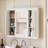 Wall Mounted Medicine Cabinet Bathroom  Cabinet With Mirror-1519108066