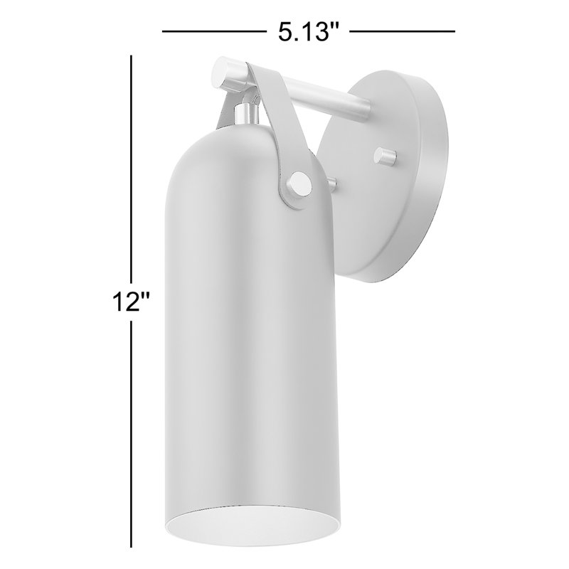 Caniah Armed Sconce, Black