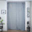 Fabdivine Hand Block Printed Curtain in Coloured Linen with  Artisan Floral Design - Genda pushp-880259589