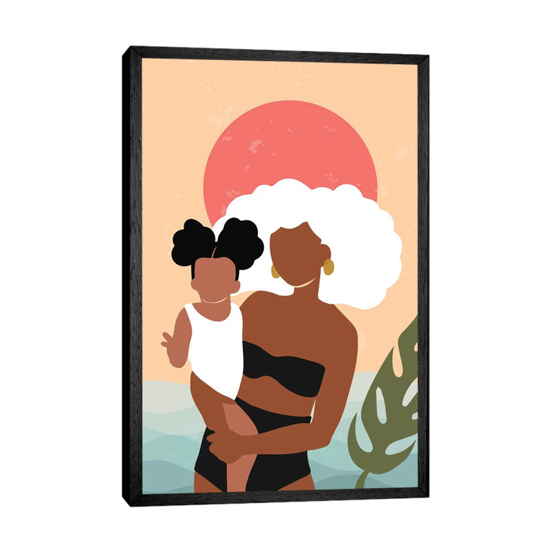 Juneteenth by Domonique Brown - Print on Canvas, 66.04 cm H x 45.72 cm W, Black Framed Canvas