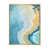 Toile avec cadre flottant or