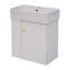Meuble-lavabo flottant avec lavabo en céramique-882246442-882246443