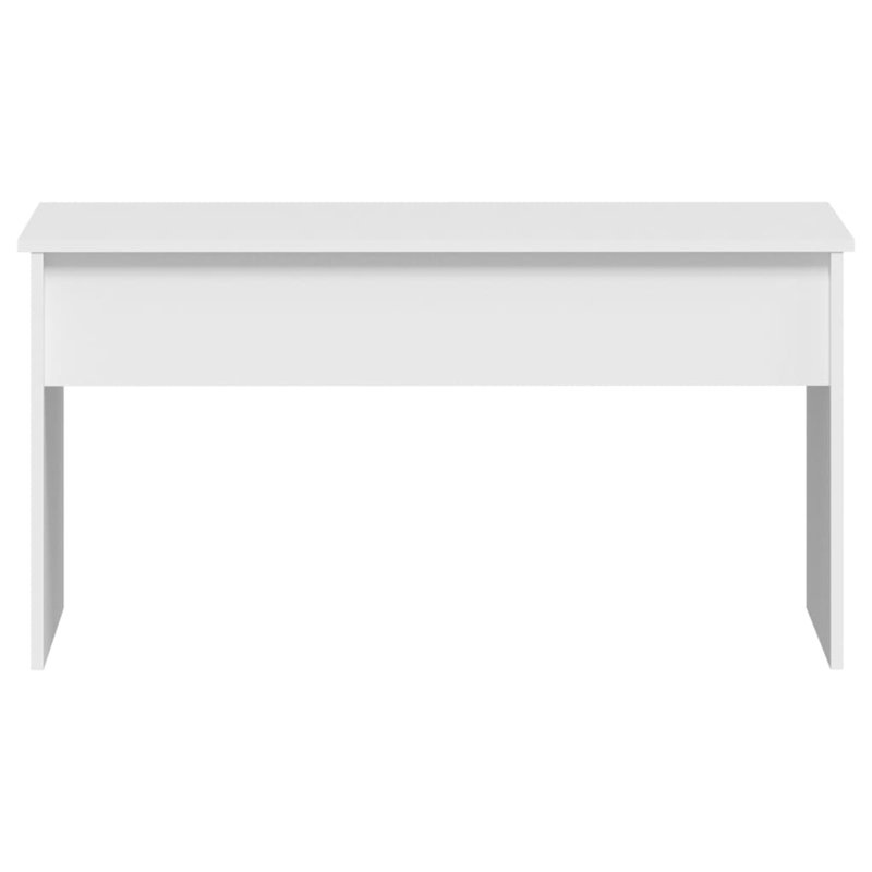 Husnaa Lift Top Sled Coffee Table with Storage, White