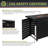 Rectangle Aluminum Fire Pit Table with Hidden Fuel Tank