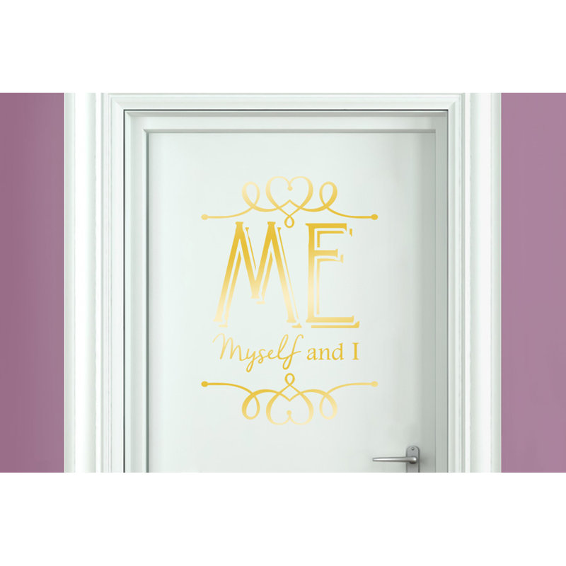 Wall Decal, Shiny Gold
