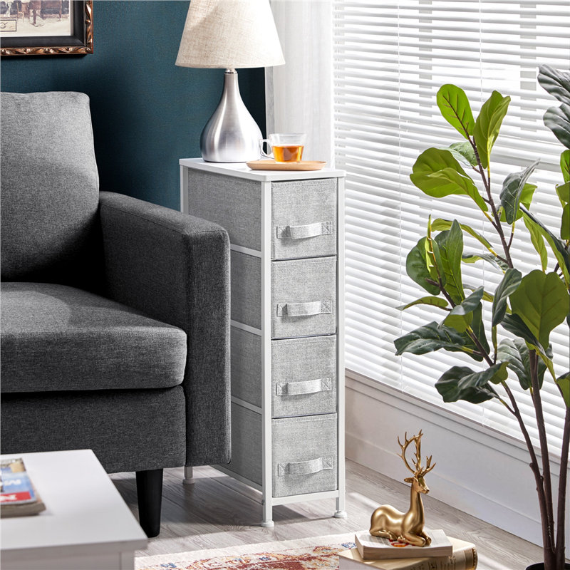 Iron 20cm W 4 - Drawer Chest of Drawers