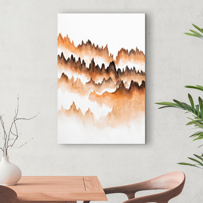 «Mountain of Fir Trees - Livingroom Landscape», art sur toile