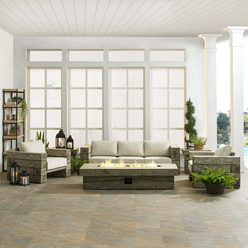 Ensemble de patio extérieur 5 pièces Manteo