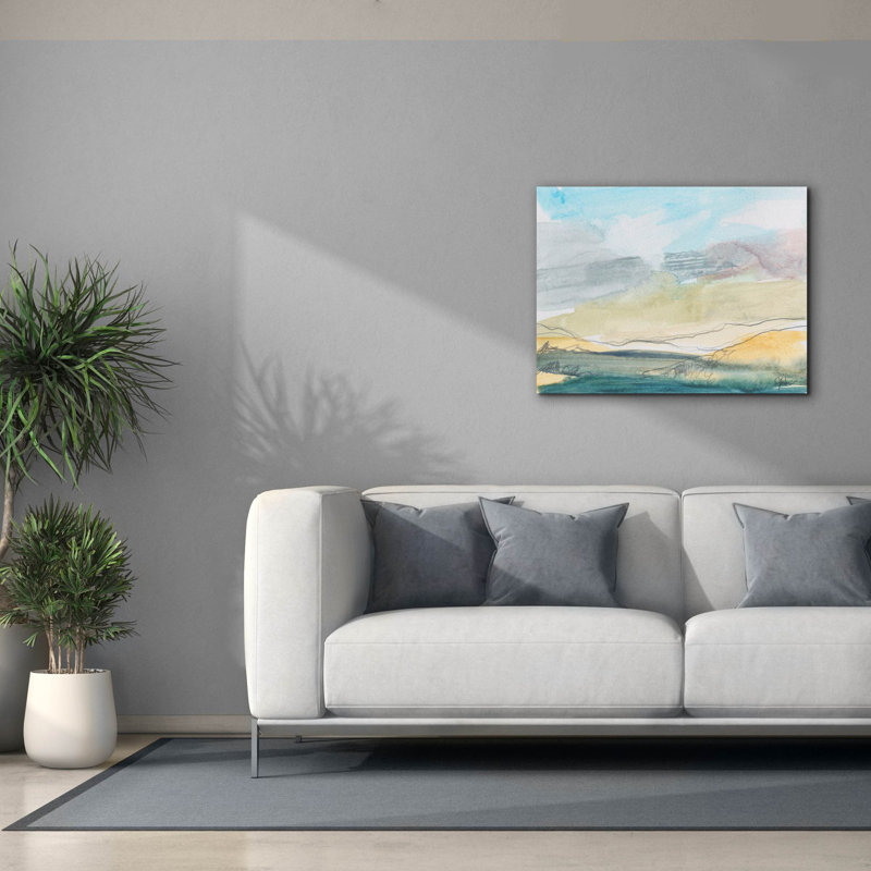 Art mural sur toile Wrought Studio «On My Spirit Flings» par Jan Weiss, 34 po x 26 po, H 26 po x l 34 po x P 1,5 po