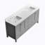 Meuble-lavabo 72 po, meuble-lavabo avec cadre en bois massif, comptoir autoportant avec double cuve gris-1583862864-1583862878