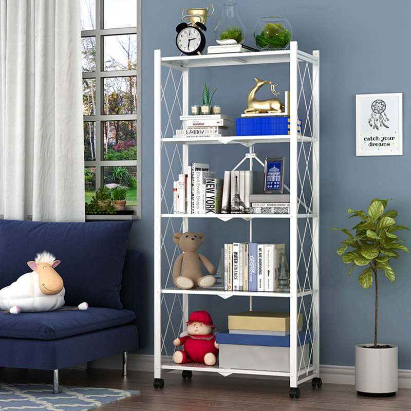 Maclyn 28'' W Metal Storage Rack, White