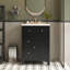 Meuble-lavabo moderne 24 po avec lavabo en céramique-400355467