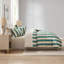 Ensemble d'édredon à lit rayé 7 pièces avec draps et taies d'oreiller Nestl-128727128-128727130