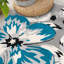 Tapis bleu / gris / ivoire Rooshi-41076185