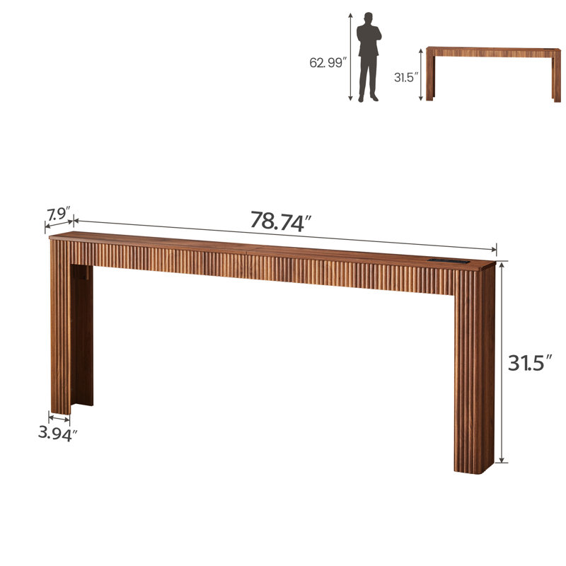 Ailey 78.7" Long Console Table
