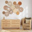 Ensemble de 14 paniers muraux suspendus Boho