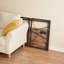 Petit bureau pliant avec ordinateur portable