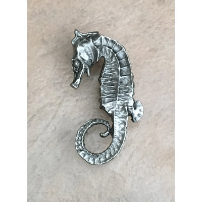 Poignée fantaisie hippocampe 2 5/8 "Tropical